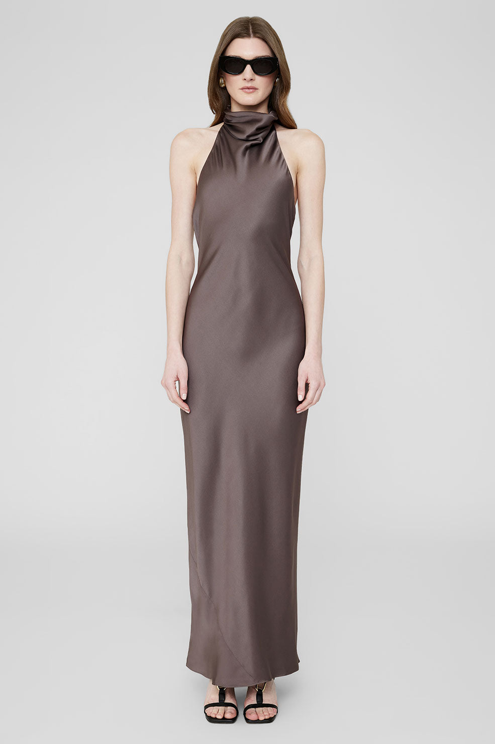 ANINE BING Eliana Dress - Iron