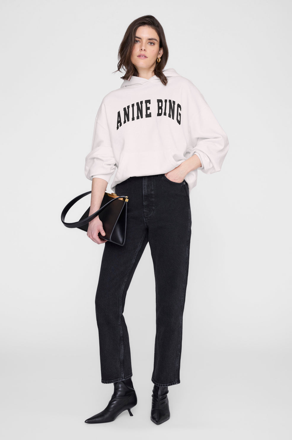 Harvey Sweatshirt - Washed Pink – ANINE BING EU