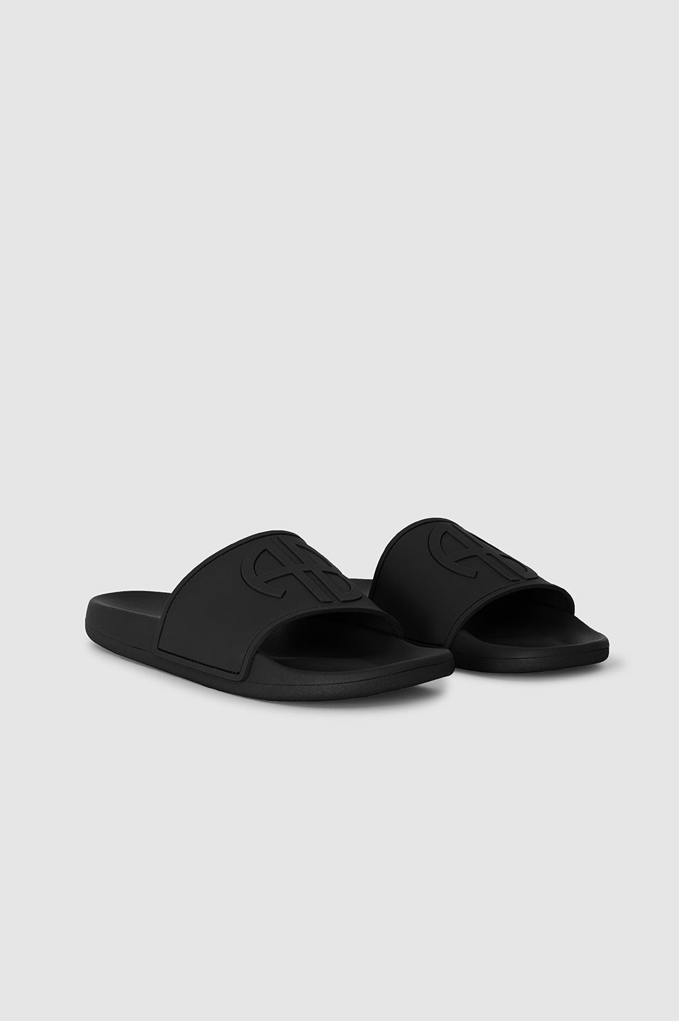 ANINE BING Isla Slides Black Monogram ANINE BING EU