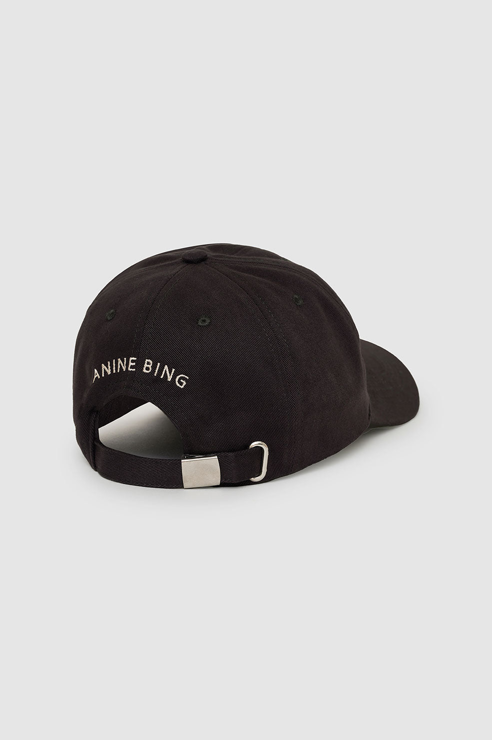 ANINE BING Jeremy Baseball Cap AB - Vintage Black