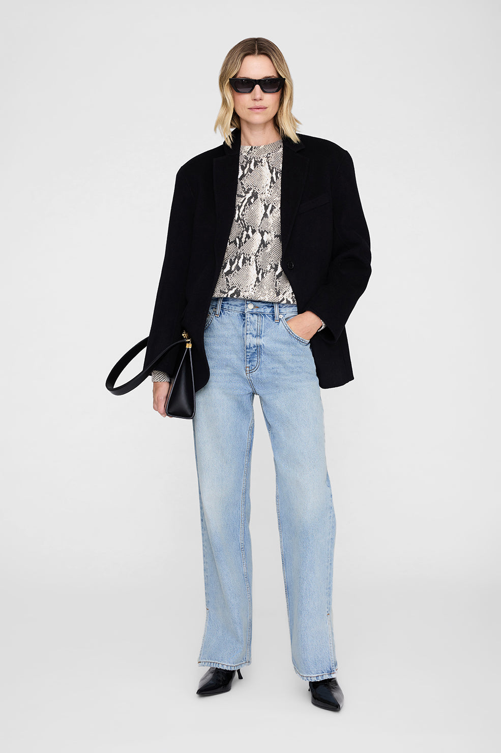 トップス ANINE BING 2024MUSE de Deuxieme Classe ANINE BING Miles Sweatshirt - Washed Python – ANINE BING EU
