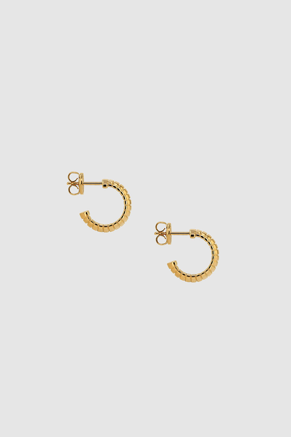 ANINE BING Small Coil Hoop Earrings - Gold