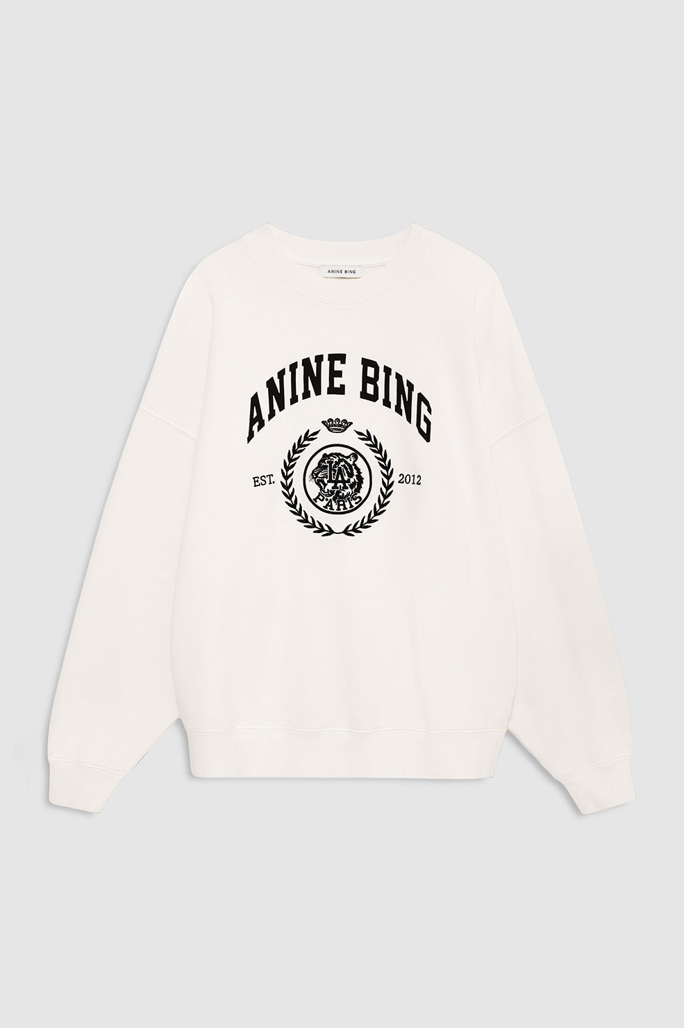 Miles Sweatshirt Collegiate - Cream – ANINE BING EU