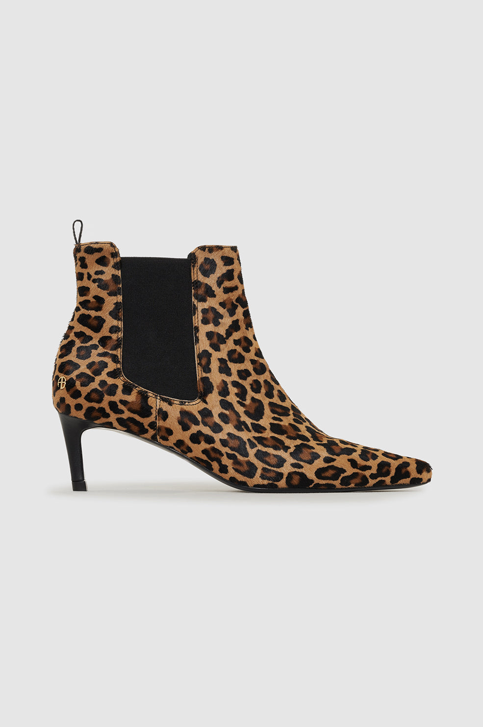 ANINE BING Stevie Boots Calf Hair - Leopard - front view