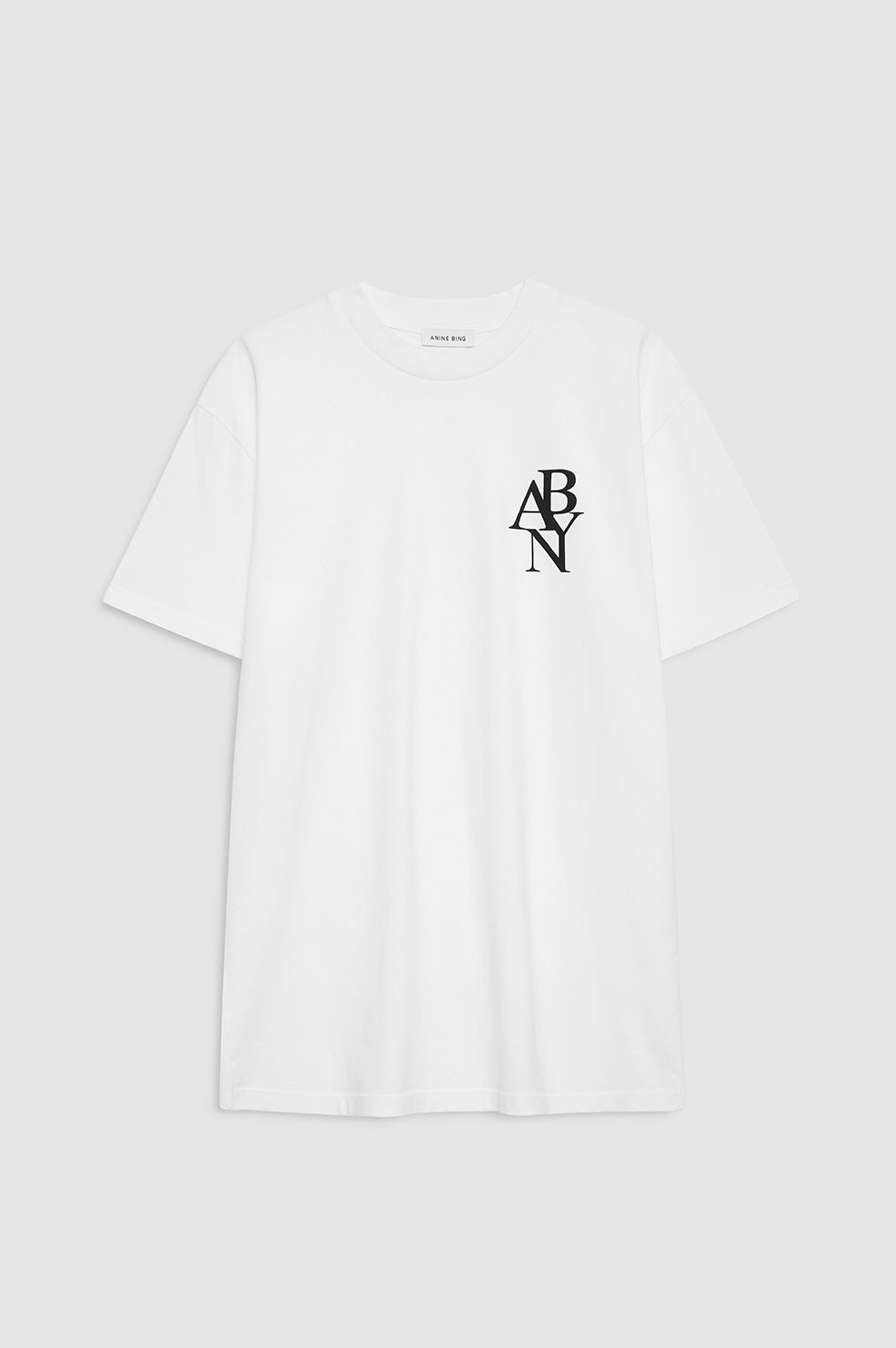 ANINE BING Walker Tee Ab Ny - Ivory – ANINE BING EU