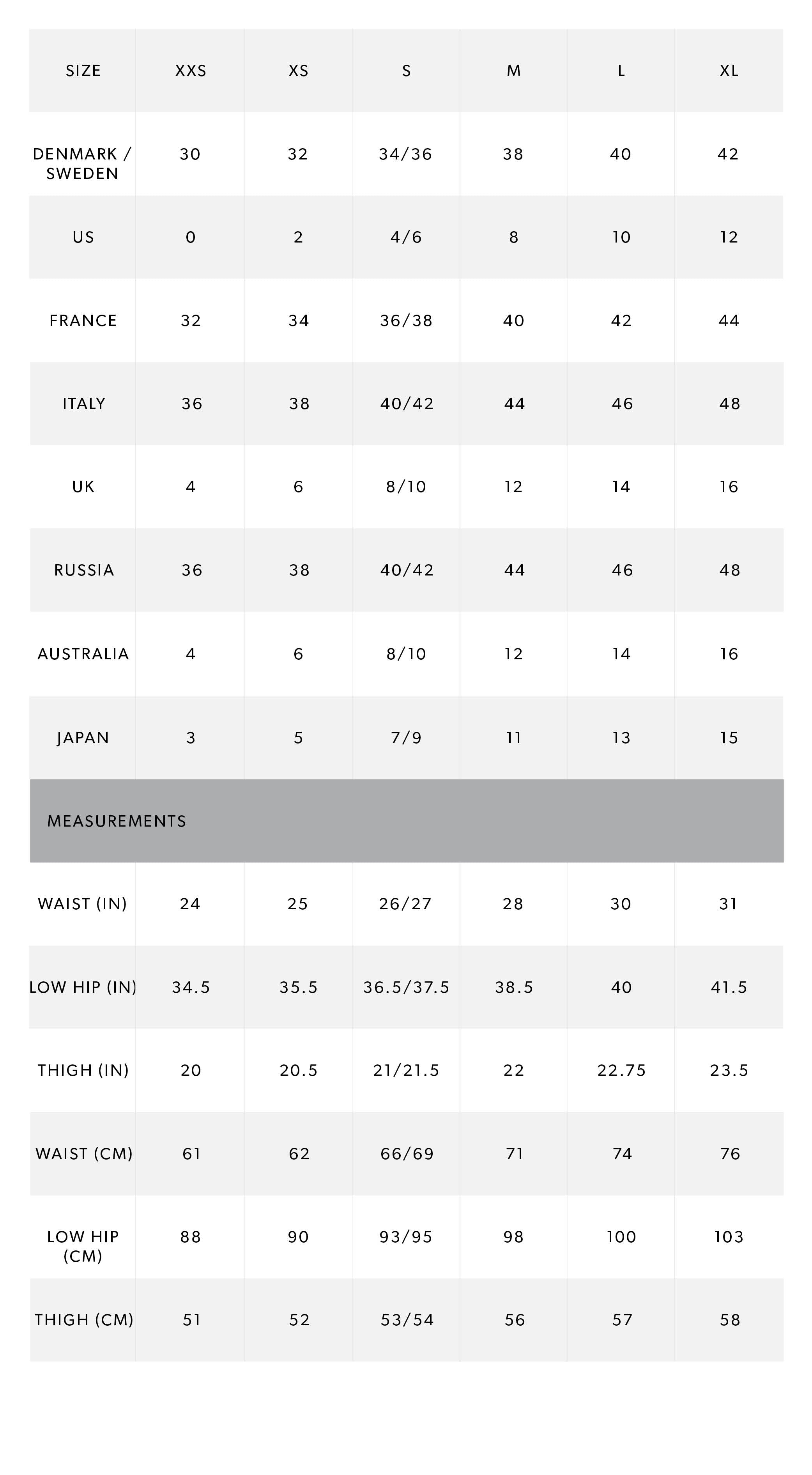 Trent Short - Black Recycled Leather Fit Guide