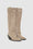 ANINE BING Tall Tania Boots - Ash Grey Suede