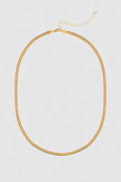 ANINE BING Ribbon Coil Necklace - Gold