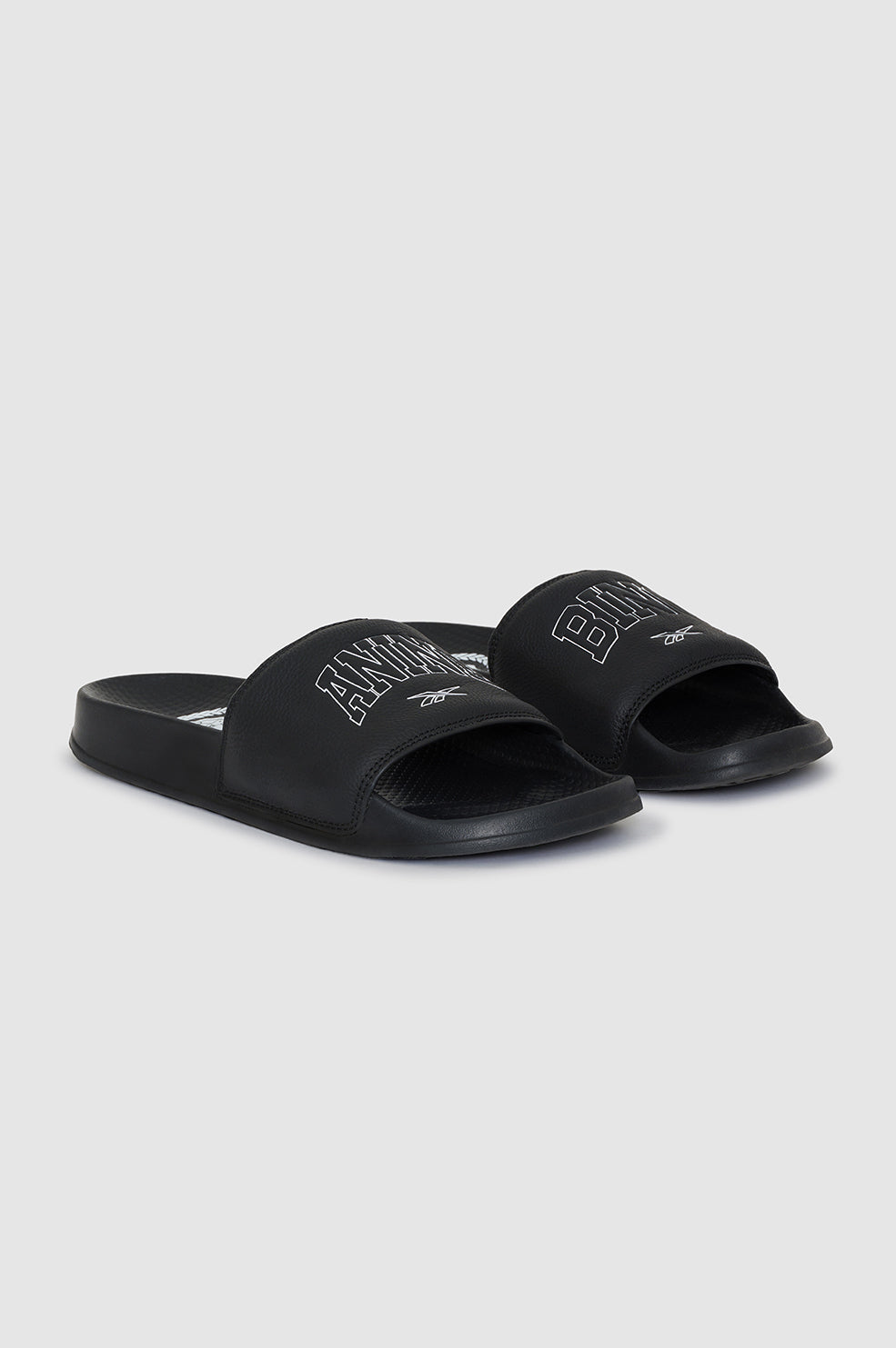 Reebok x ANINE BING Classic Slides - Black White View 3