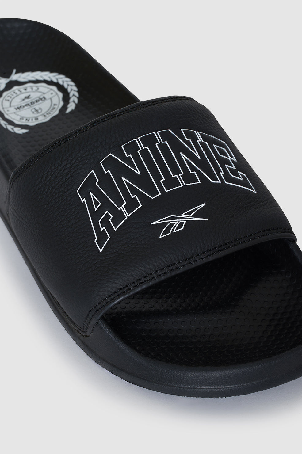 Reebok x ANINE BING Classic Slides - Black White View 5