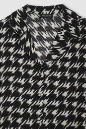 Aiden Shirt - Houndstooth Print