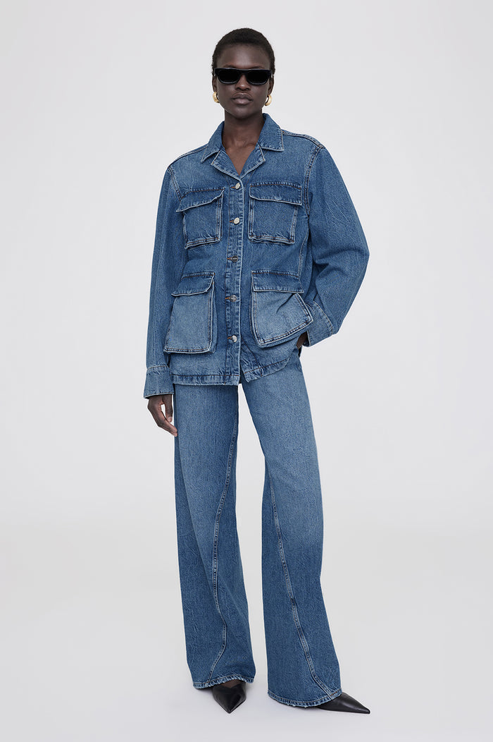 Cropped Denim Jacket Trf from Zara on 21 Buttons