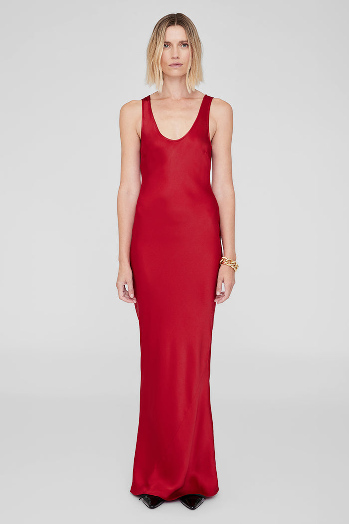 ANINE BING Alison Dress - Scarlet Red