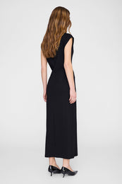 ANINE BING Alix Dress - Black - on model back