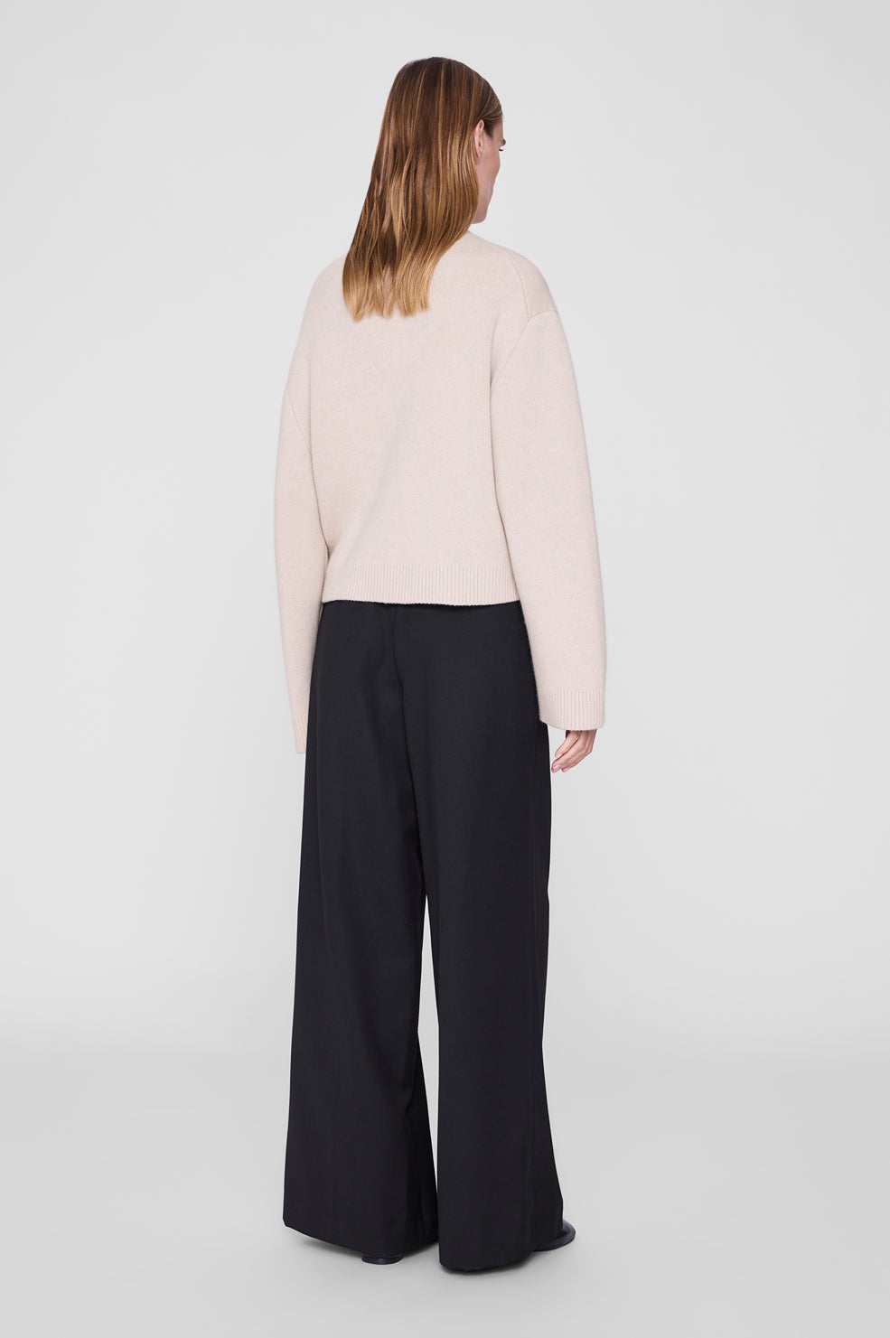 Alma Turtleneck Sweater - Beige