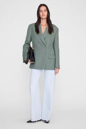 ANINE BING Aretha Blazer - Sage - on model front third image