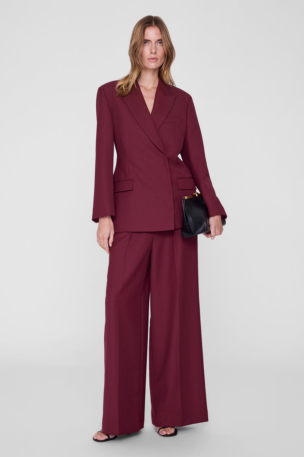 Aretha Blazer - Burgundy
