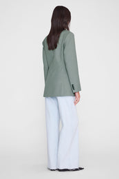 ANINE BING Aretha Blazer - Sage - on model back second