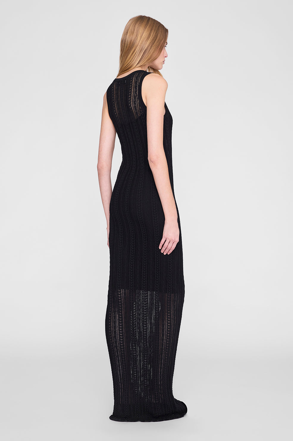 Arie Long Dress - Black View 2