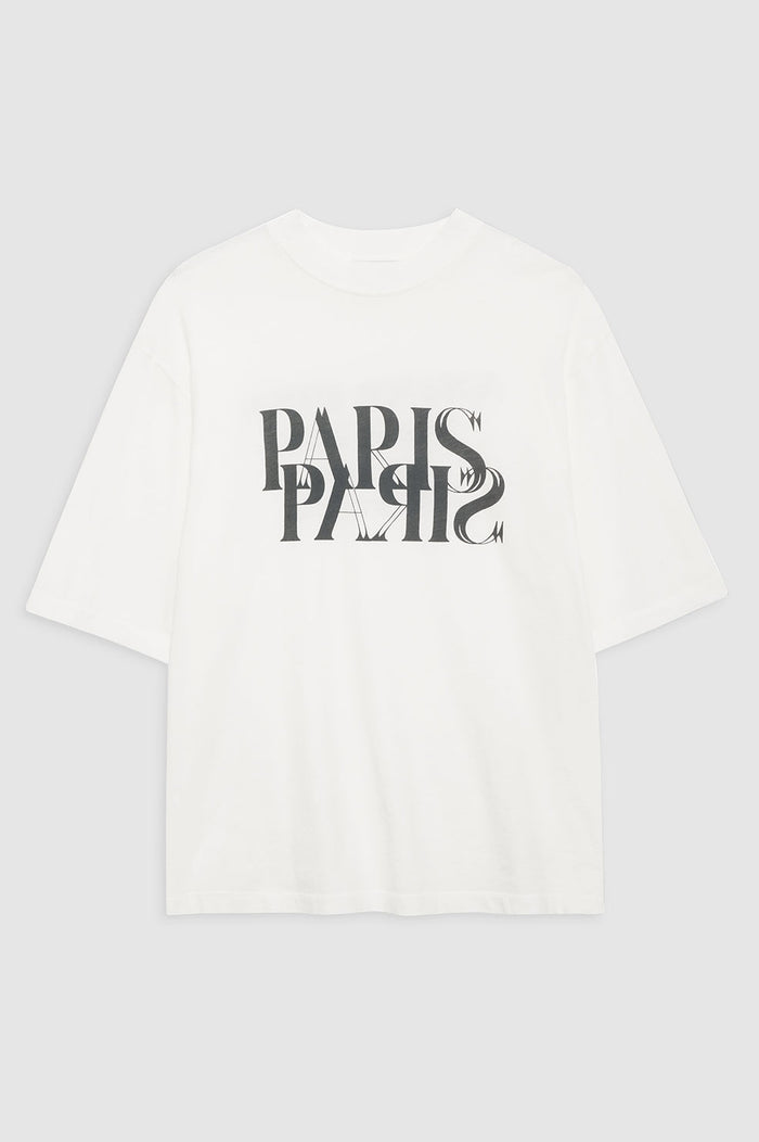 ANINE BING Avi Tee Paris - Ivory