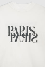 ANINE BING Avi Tee Paris - Ivory