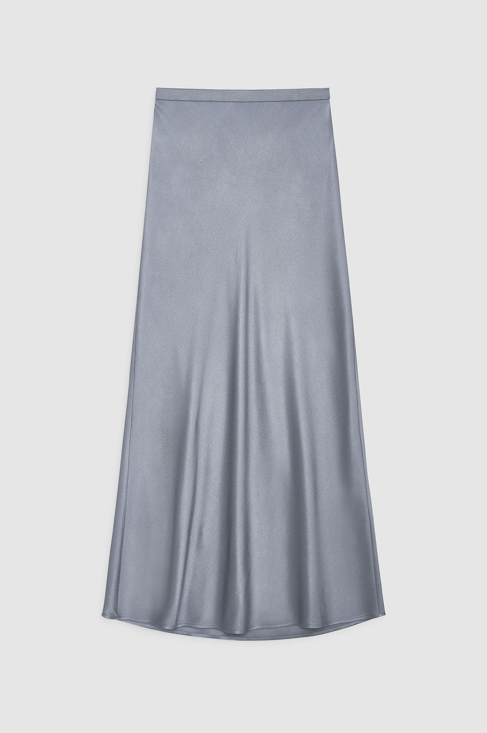 ANINE BING Bar Silk Skirt - Grey