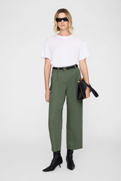 ANINE BING Belen Pant - Army - on model front 