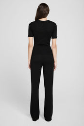 ANINE BING Billie Pant - Black Waffle