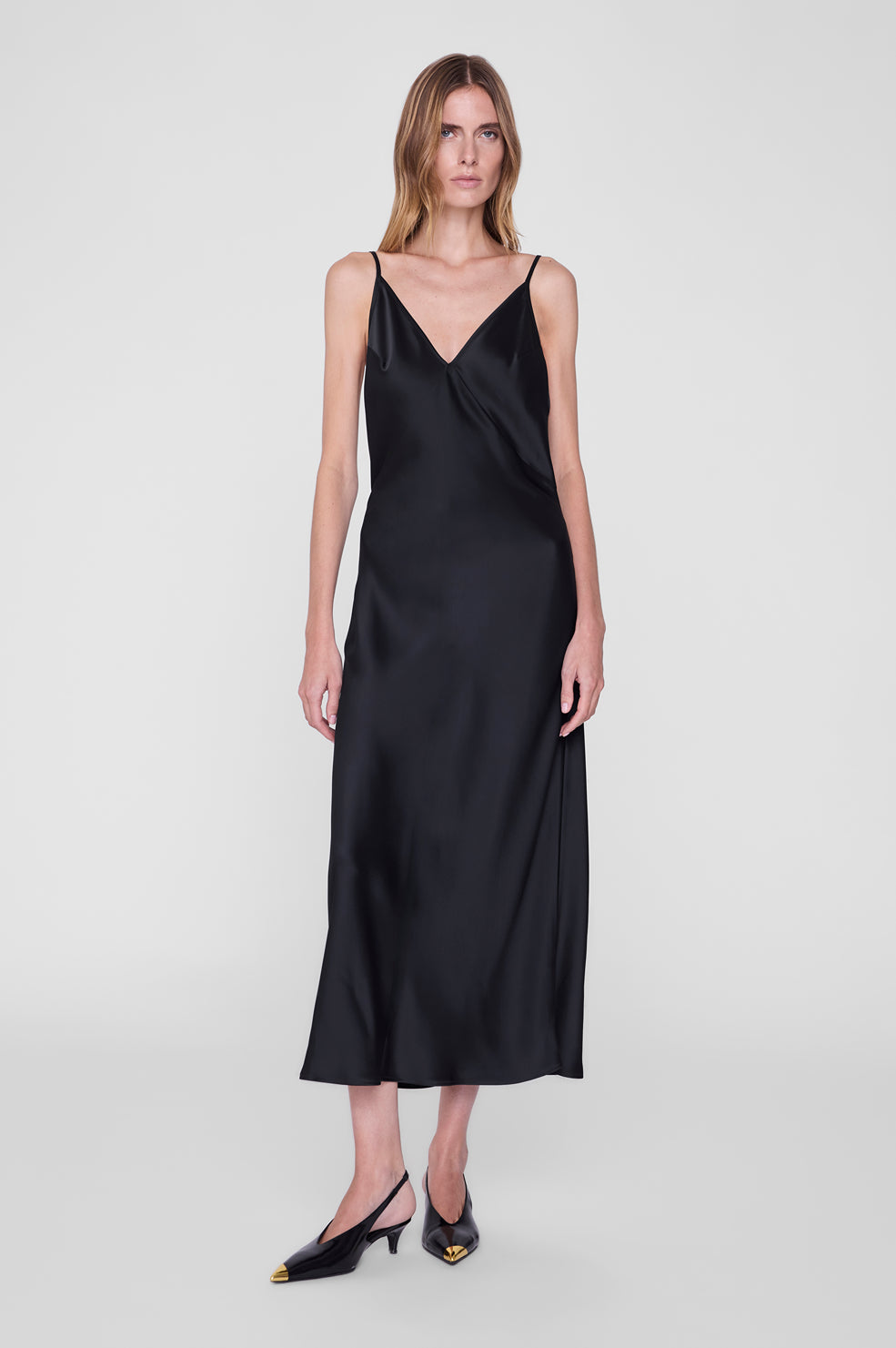 Blanca Midi Dress - Black View 1
