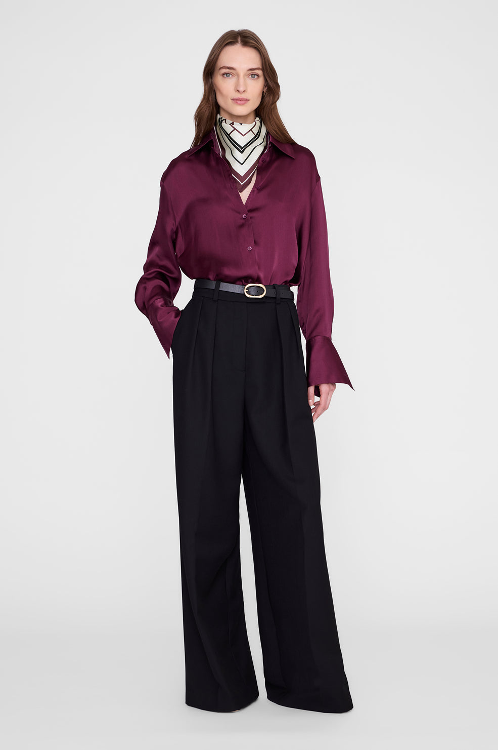 Bridget Shirt - Fig View 2