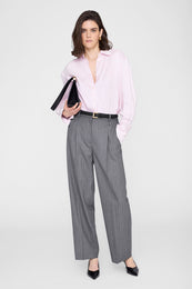 ANINE BING Bridget Shirt - Powder Pink  on model front