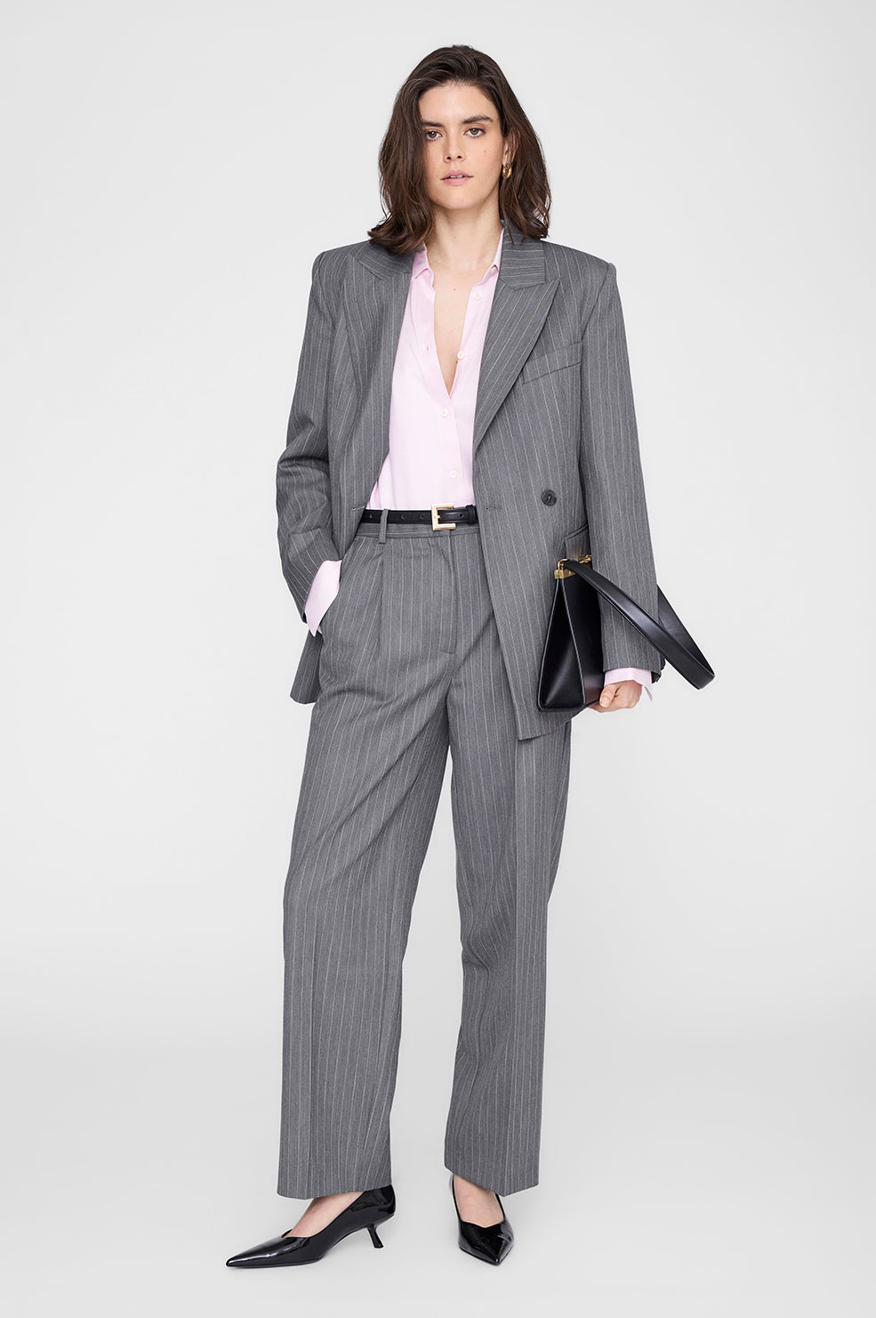 Bridget Shirt - Powder Pink View 2