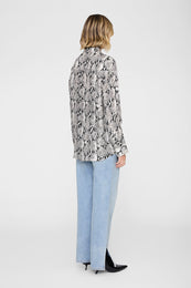 ANINE BING Bridget Shirt - Python - on model back view