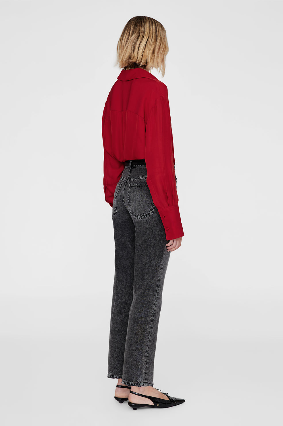 Bridget Shirt - Black And Brown Leopard View 2