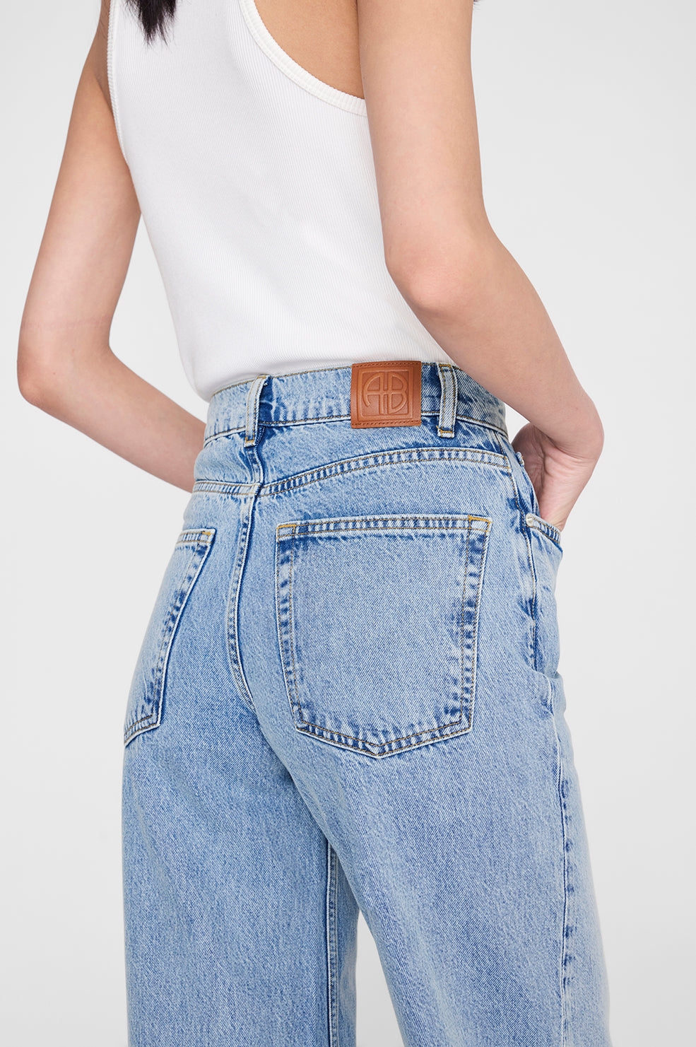 Brie Jean - Pale Azure View 4