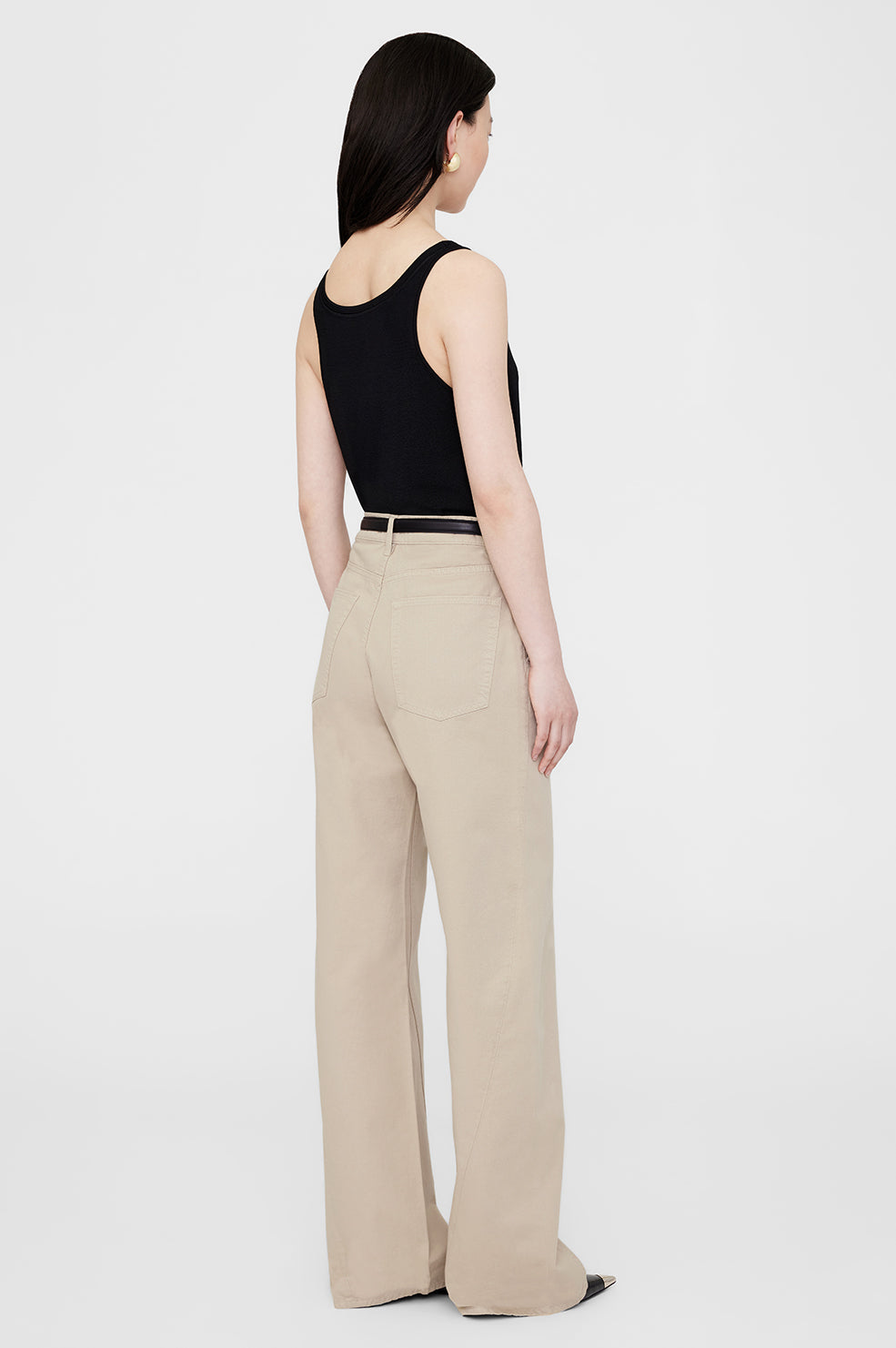 ANINE BING Briley Pant - Oatmeal