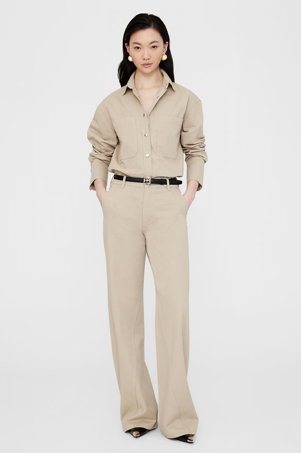 Briley Pant - Army Green View 5