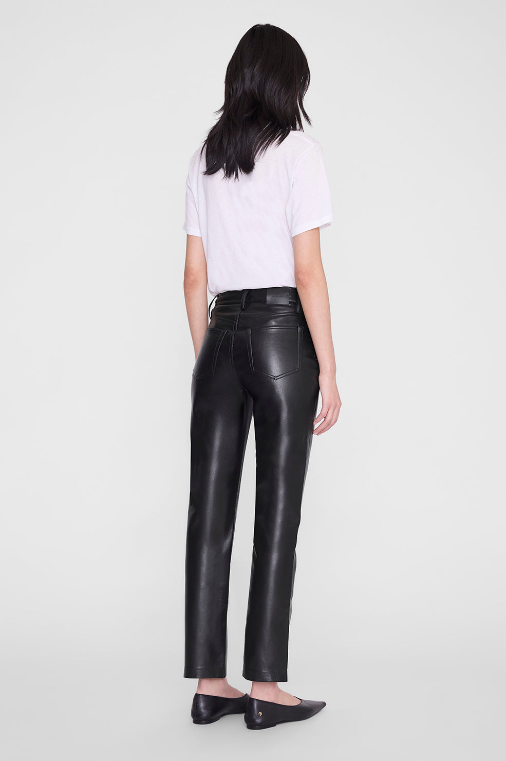 Bruno Pant - Black Recycled Leather
