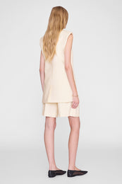 ANINE BING Bryson Short - Cream - on model back