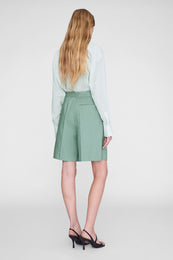ANINE BING Bryson Short - Sea Foam Green - on model front second image