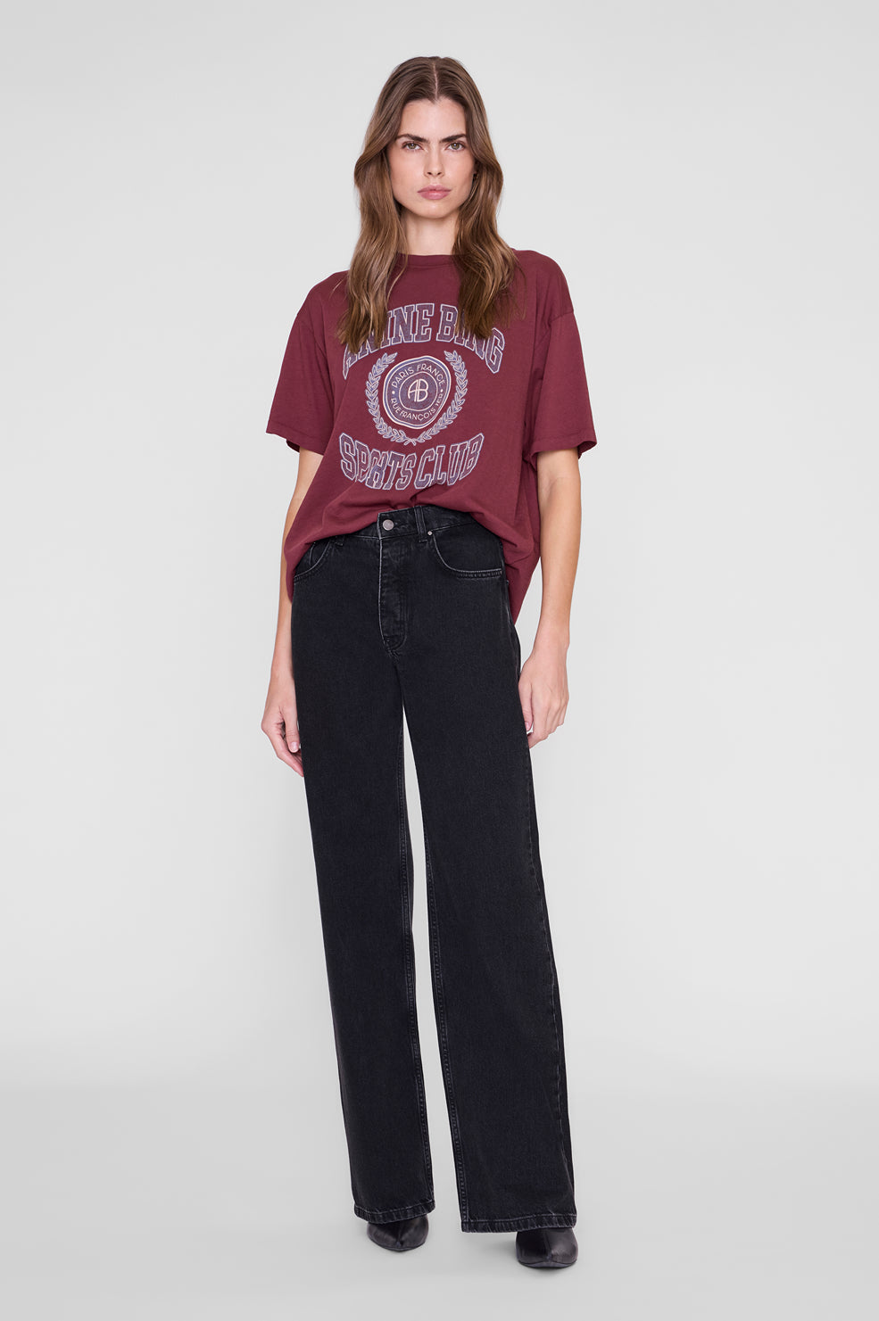 Cade Tee Smiley - Washed Grey View 1