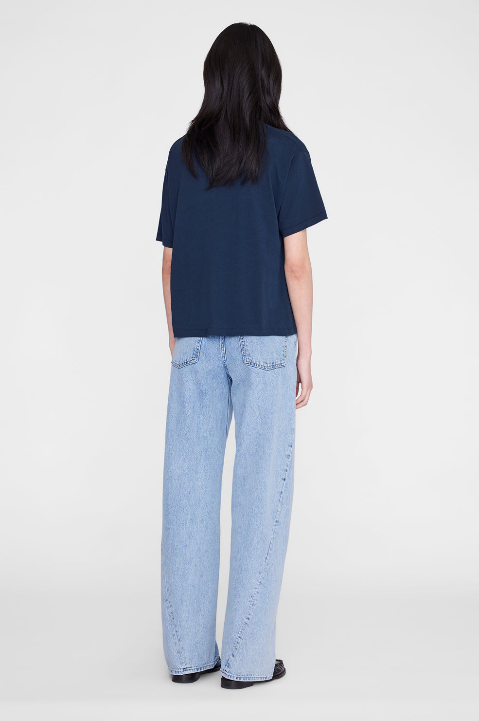 Cade Tee Melrose Stencil - Navy