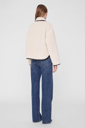 ANINE BING - Camden Jacket - Golden Beige - on model back