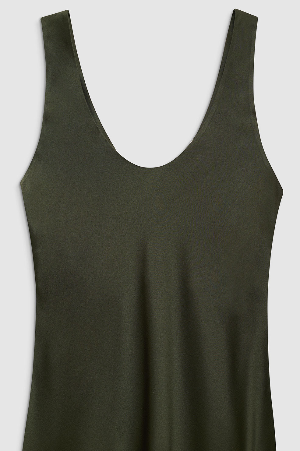Camille Dress - Dark Olive View 4