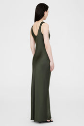 ANINE BING Camille Dress - Dark Olive