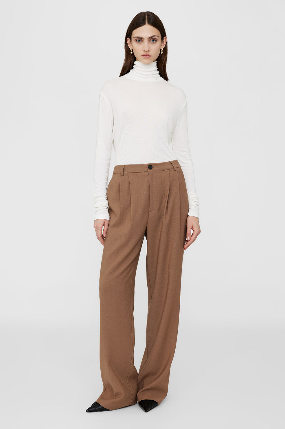 Carrie Pant - Camel Twill