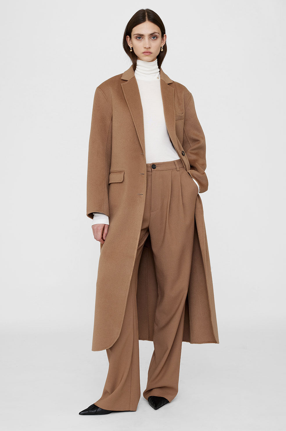 ANINE BING Carrie Pant - Camel Twill