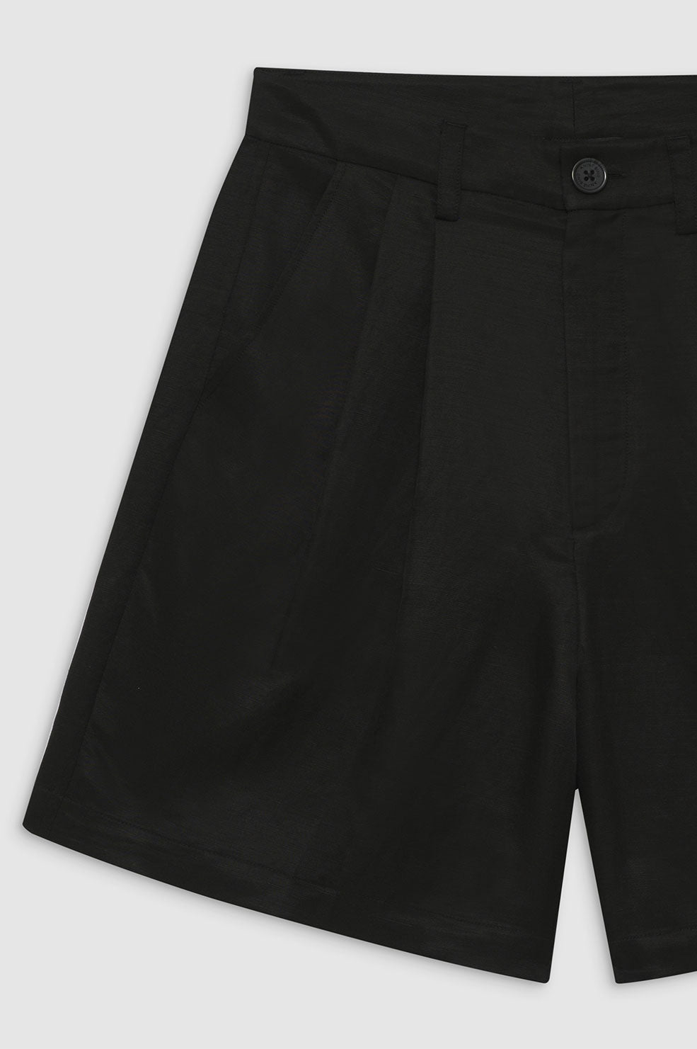 ANINE BING Carrie Short - Black Linen Blend