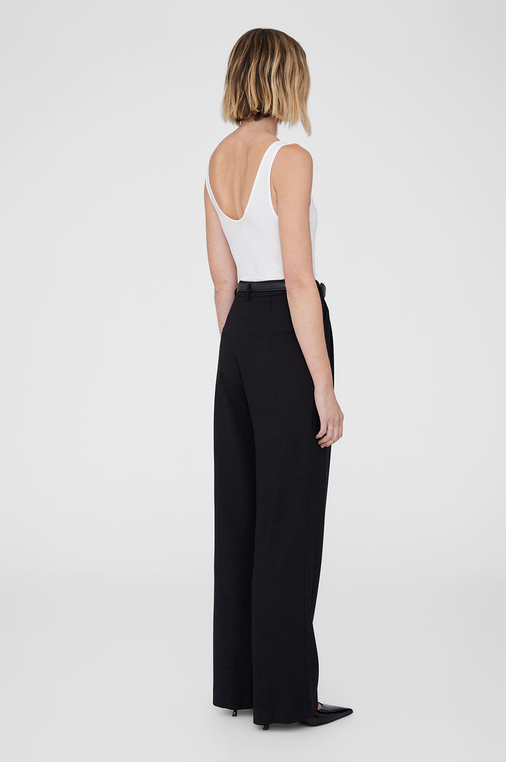 Carrie Pant - Black Twill