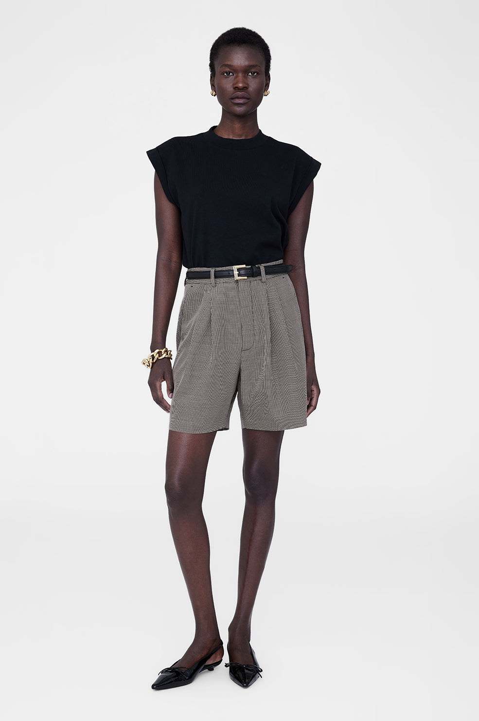 ANINE BING Caspen Tee - Black